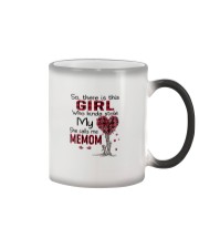 Girl - She Calls Me Memom Color Changing Mug tile