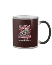 Dad and Grandpa priceless back new Color Changing Mug tile