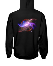 Atheist shirts - Atheist Symbol - Universe Hooded Sweatshirt back