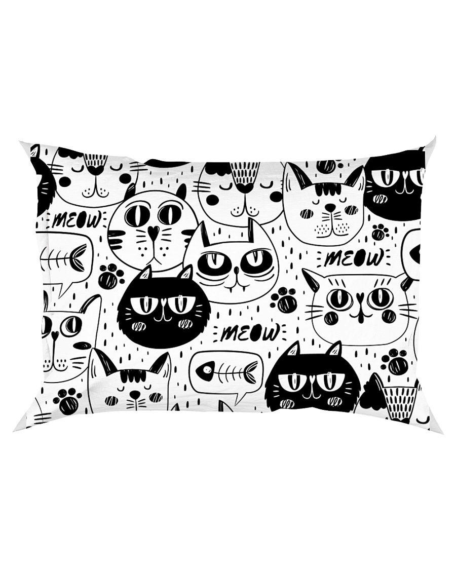 black cats meow Rectangular Pillowcase