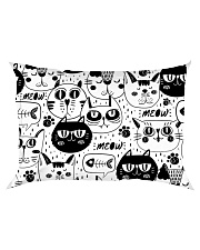 black cats meow Rectangular Pillowcase front