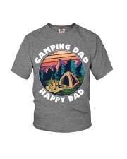 Camping Dad Happy Dad Youth T-Shirt tile