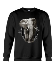 3D Elephants Crewneck Sweatshirt thumbnail