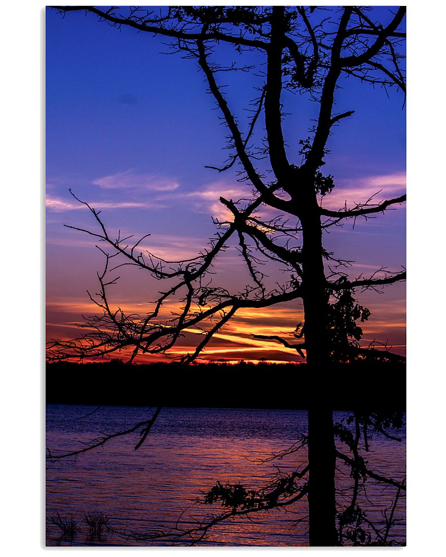 Sunset Silhouette poster print 24x36 Poster