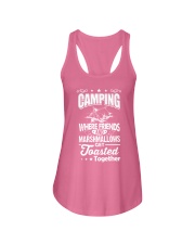 Camping - Friends - Marshmallows Ladies Flowy Tank thumbnail