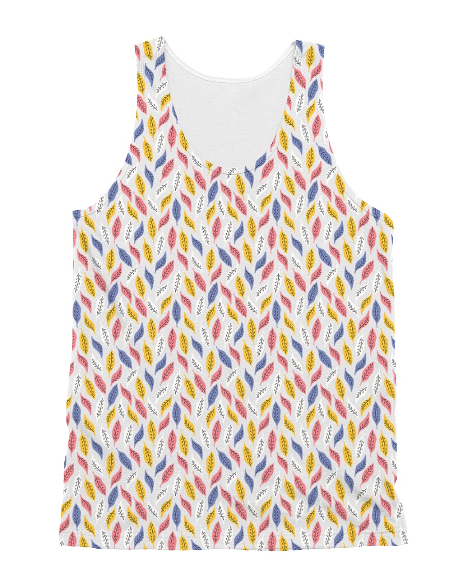 Autumn Flowers Pattern All-over Unisex Tank