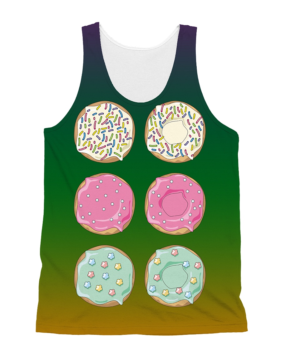 Donut All Over Tank Top All-over Unisex Tank