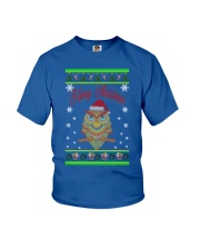 Owl Merry Christmas Hoodies Youth T-Shirt thumbnail