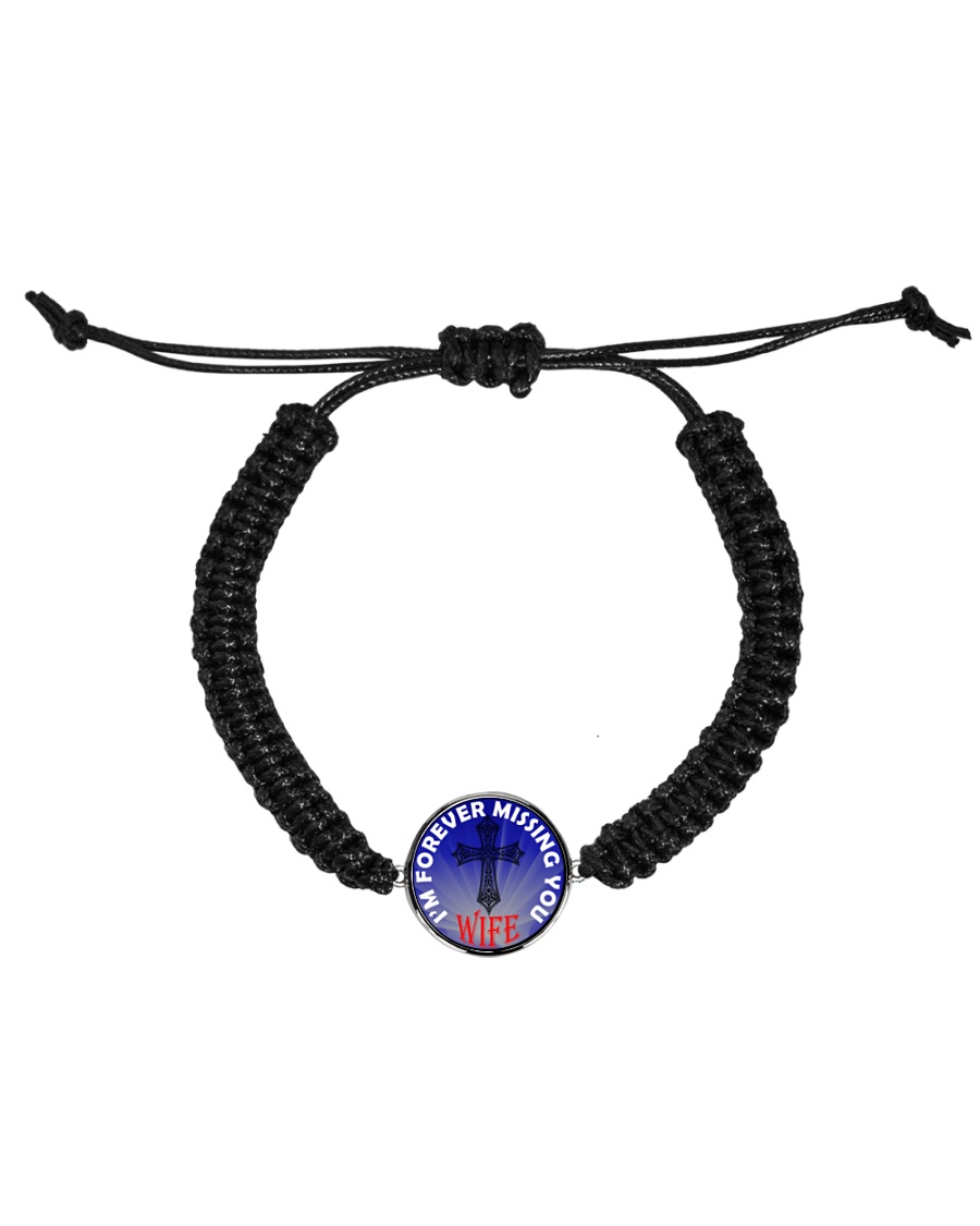 I'm Forever Missing You Wife Cord Circle Bracelet