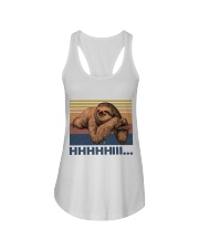 HHHHiii Funny Sloth Ladies Flowy Tank tile
