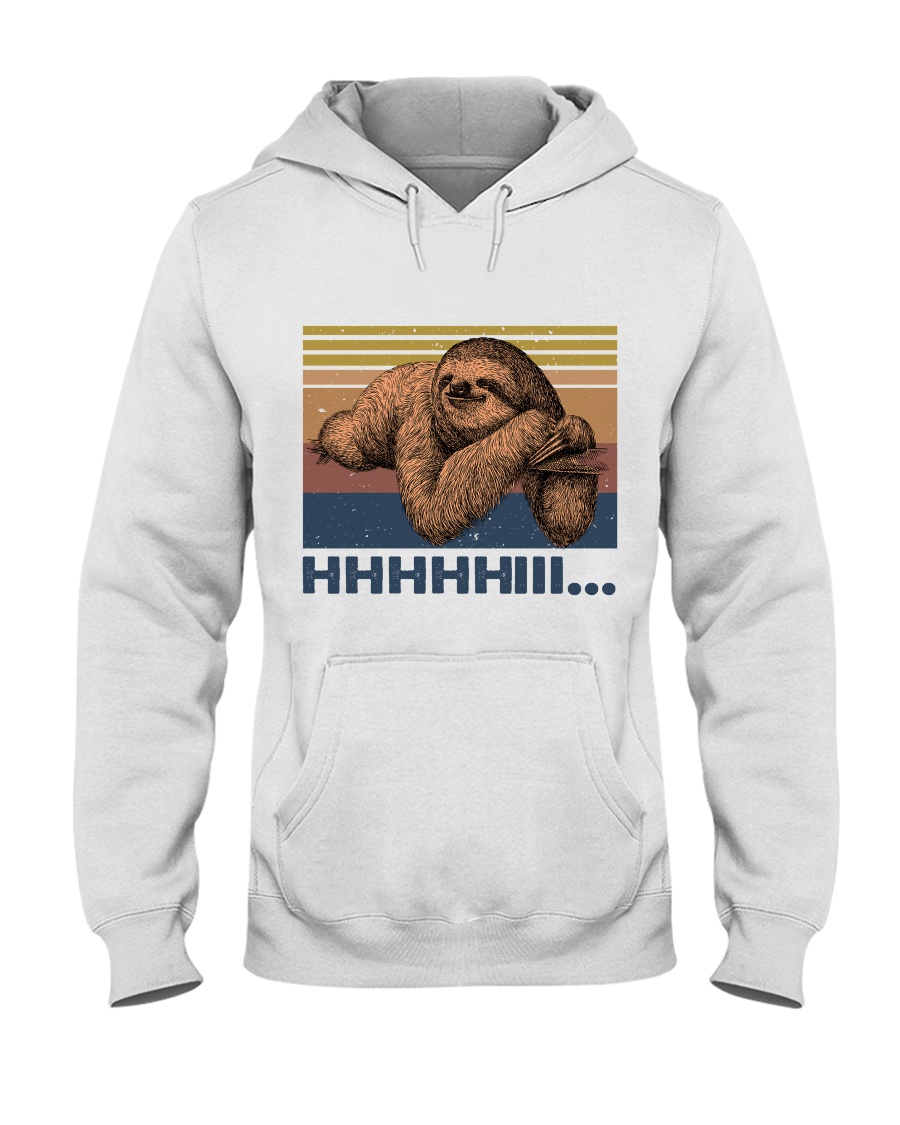 HHHHiii Funny Sloth Hooded Sweatshirt