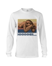 HHHHiii Funny Sloth Long Sleeve Tee tile