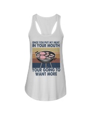 Once You Put My Meat Funny Ladies Flowy Tank thumbnail