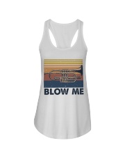 Blow Me Funny Shirt Ladies Flowy Tank tile