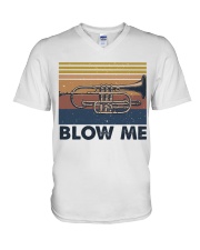 Blow Me Funny Shirt V-Neck T-Shirt tile