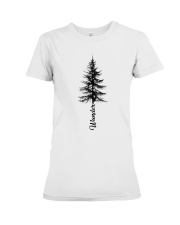 Wander Pine Tree Premium Fit Ladies Tee thumbnail