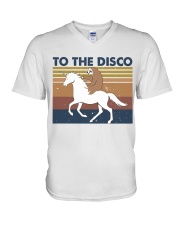 To The Disco V-Neck T-Shirt tile