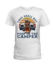 Thou Shall Not Poop IN The Camper Ladies T-Shirt tile