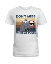 Dont Mess With My Posse Ladies T-Shirt tile