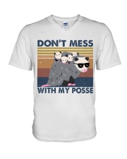 Dont Mess With My Posse V-Neck T-Shirt tile