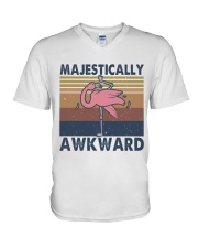 Majestically Awkward V-Neck T-Shirt thumbnail