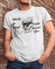 What Feelings Sound Like Classic T-Shirt apparel-classic-tshirt-lifestyle-26