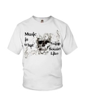 What Feelings Sound Like Youth T-Shirt thumbnail