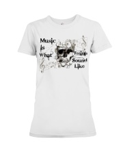 What Feelings Sound Like Premium Fit Ladies Tee thumbnail