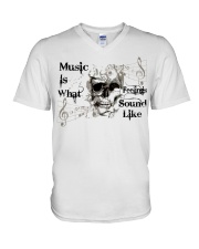 What Feelings Sound Like V-Neck T-Shirt thumbnail