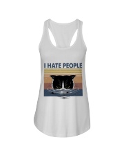 I Hate People Ladies Flowy Tank tile