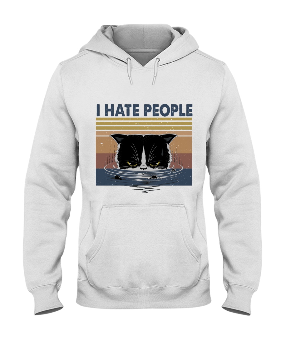 I Hate People Hooded Sweatshirt