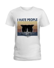 I Hate People Ladies T-Shirt tile