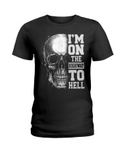 Im On The Highway To Hell Ladies T-Shirt tile