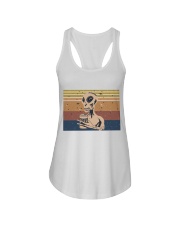 Beer And Alien Ladies Flowy Tank tile
