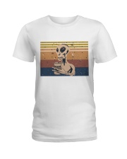Beer And Alien Ladies T-Shirt tile