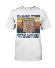 Morning Wood Funny Shirt Classic T-Shirt thumbnail