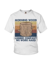 Morning Wood Funny Shirt Youth T-Shirt thumbnail