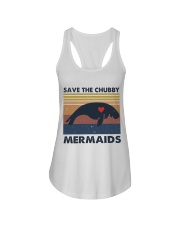 Save The Chubby Mermaids Ladies Flowy Tank thumbnail