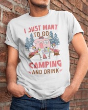 I Just Want To Go Camping Classic T-Shirt apparel-classic-tshirt-lifestyle-26