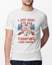 I Just Want To Go Camping Classic T-Shirt lifestyle-mens-crewneck-front-13
