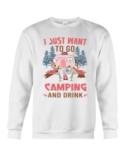 I Just Want To Go Camping Crewneck Sweatshirt thumbnail