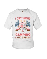 I Just Want To Go Camping Youth T-Shirt thumbnail