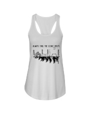 Always Take The Scenic Route Ladies Flowy Tank thumbnail