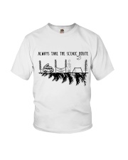 Always Take The Scenic Route Youth T-Shirt thumbnail