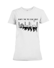 Always Take The Scenic Route Premium Fit Ladies Tee thumbnail