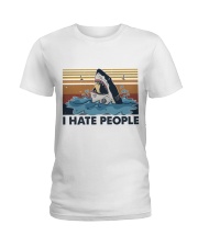 I Hate People Ladies T-Shirt tile