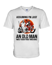 Assuming I'm Just An Old Man V-Neck T-Shirt tile