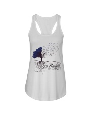 Rooted In Christ Ladies Flowy Tank thumbnail
