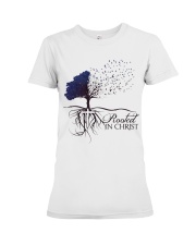 Rooted In Christ Premium Fit Ladies Tee thumbnail
