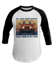 On A Dark Desert Highway Baseball Tee tile
